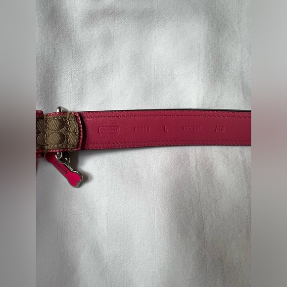 Coach Signature Mini C Dog Collar & Leash Set - Picture 9 of 9